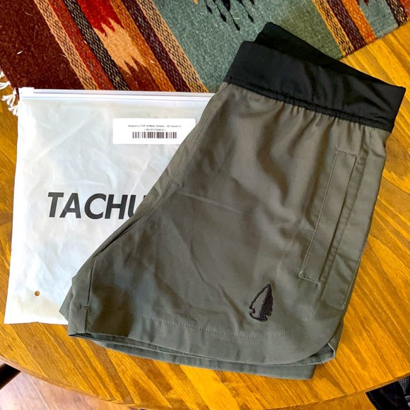 tachuntfish Shorts Tachuntfish Womens Thf Athletic Shorts Od Green